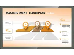 PHILIPS 32BDL3651T/00 32 Zoll Full-HD-Display for Business, Full-HD, 6,5 ms Reaktionszeit, 350 cd/m², 60 Hz, Schwarz
