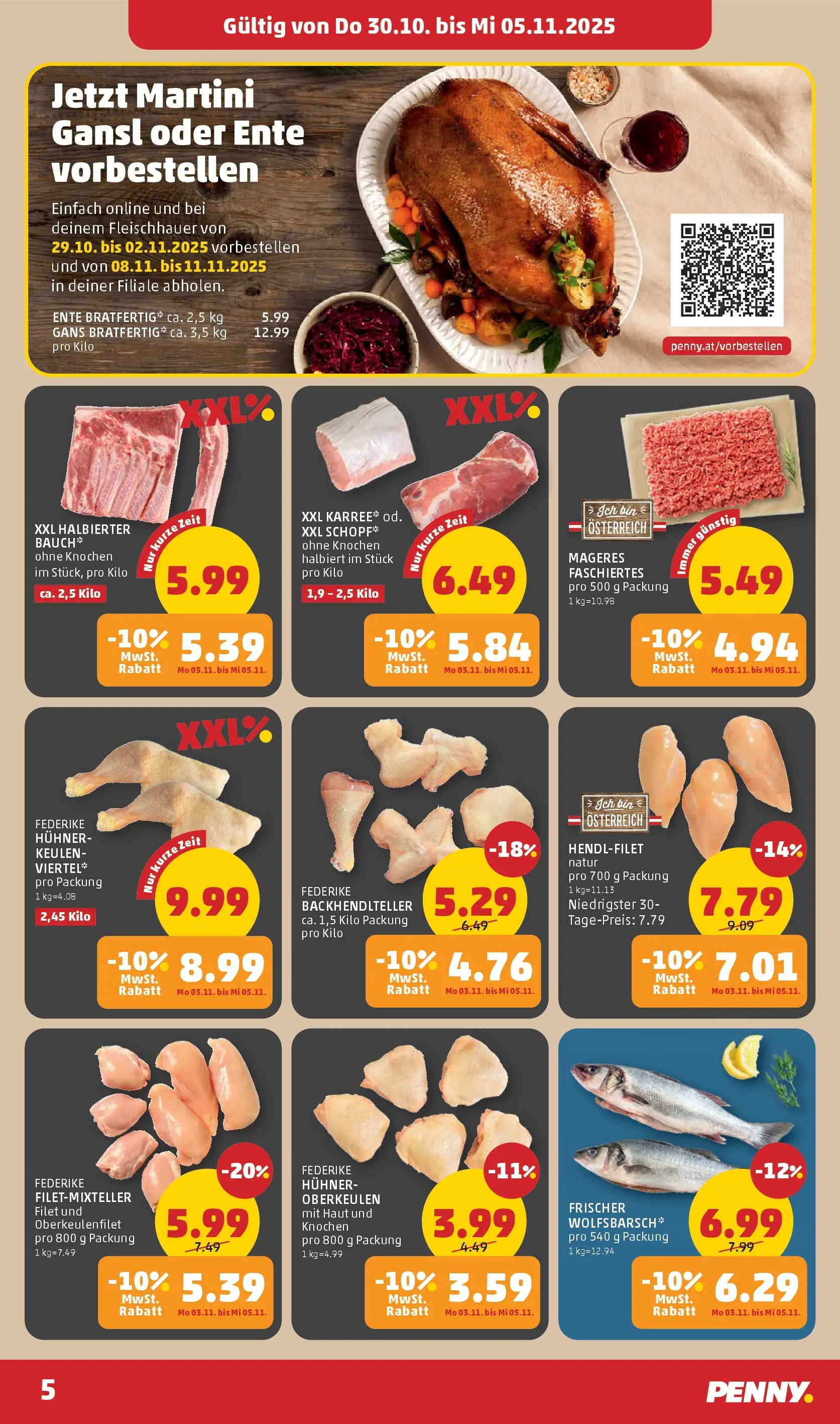 Penny Markt - PENNY: Die ganze Woche sparen. ab (29.10.2025) - Angebote, Prospekt | Seite: 5