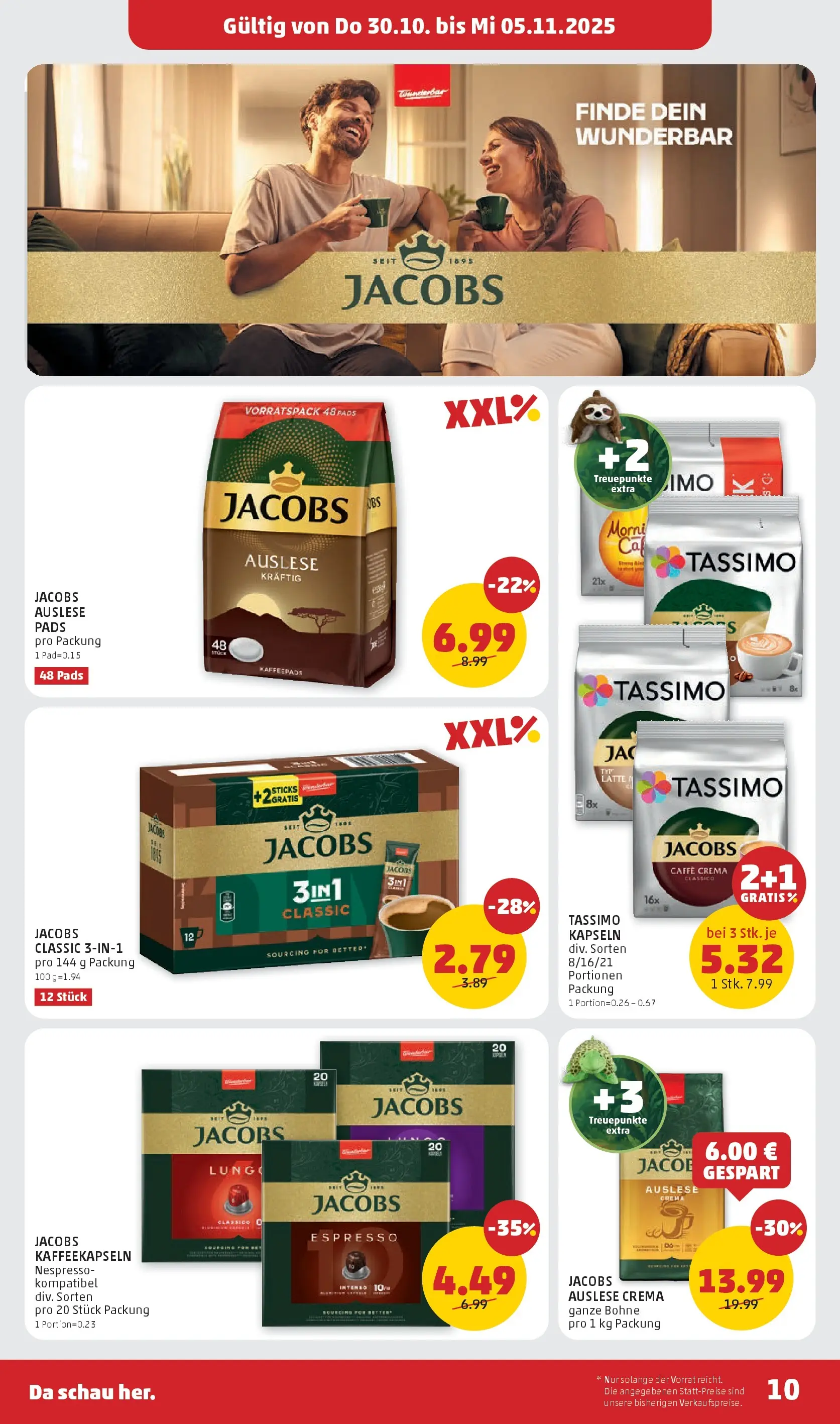 Penny Markt - PENNY: Die ganze Woche sparen. ab (29.10.2025) - Angebote, Prospekt | Seite: 10