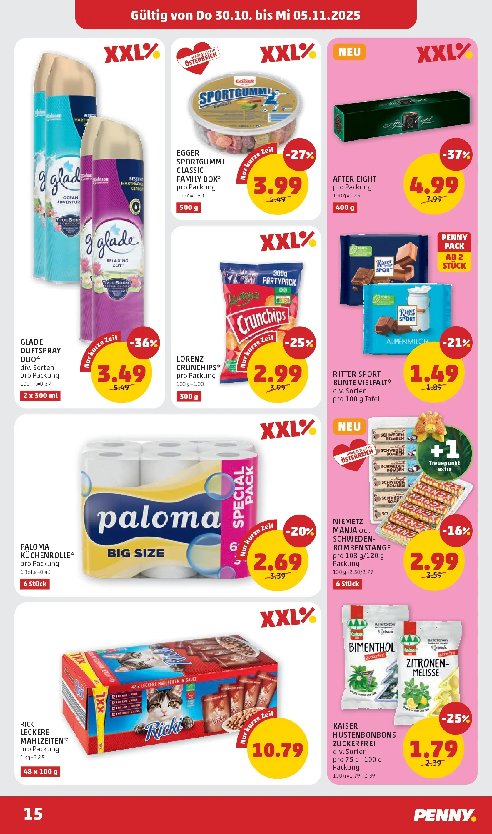 Penny Markt - PENNY: Die ganze Woche sparen. ab (29.10.2025) - Angebote, Prospekt | Seite: 15 | Produkte: Zucker