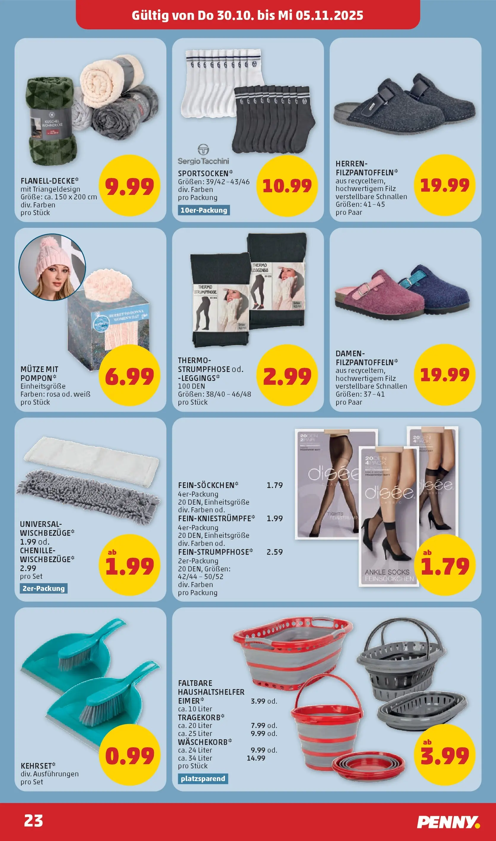 Penny Markt - PENNY: Die ganze Woche sparen. ab (29.10.2025) - Angebote, Prospekt | Seite: 23 | Produkte: Strumpfhose