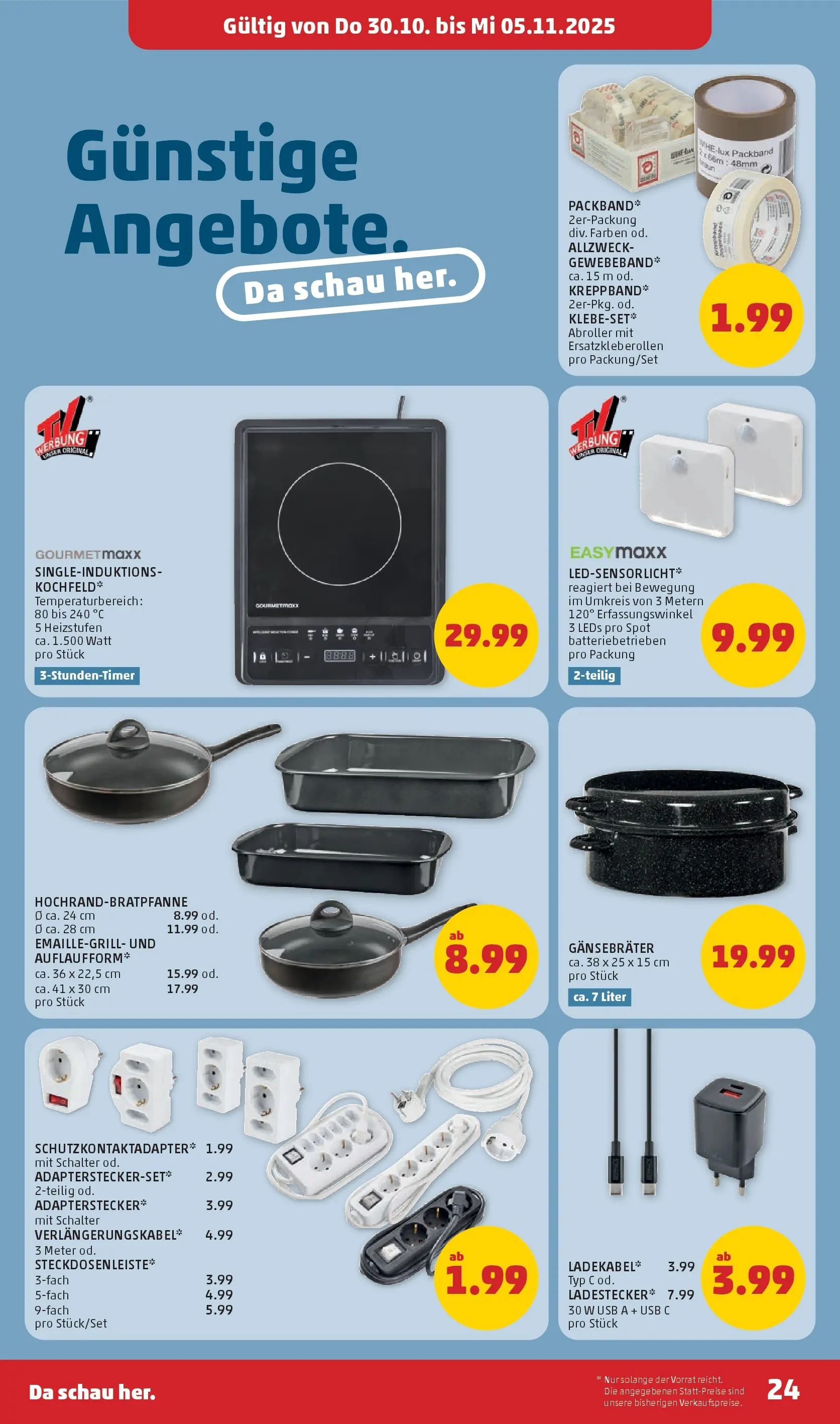 Penny Markt - PENNY: Die ganze Woche sparen. ab (29.10.2025) - Angebote, Prospekt | Seite: 24 | Produkte: USB