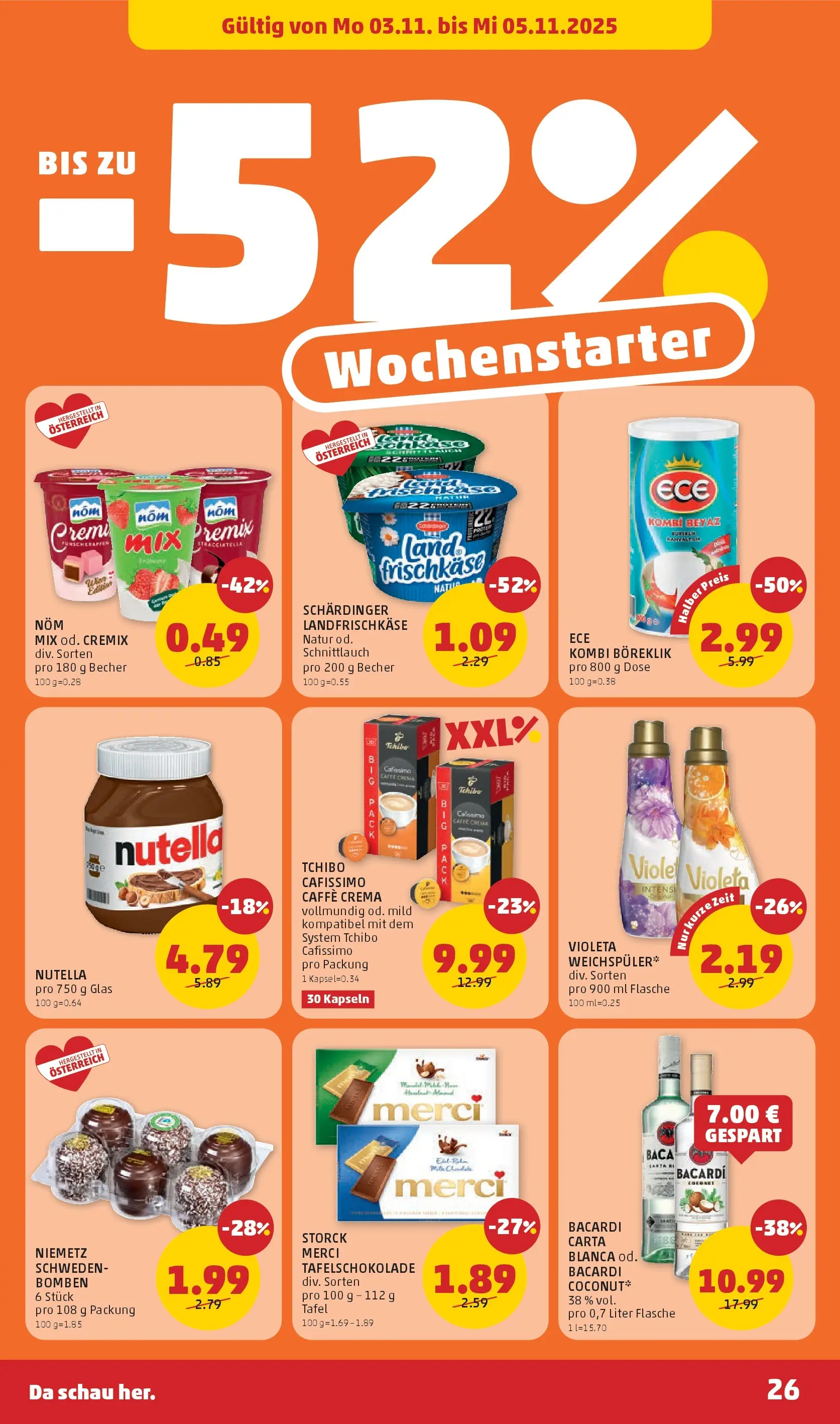 Penny Markt - PENNY: Die ganze Woche sparen. ab (29.10.2025) - Angebote, Prospekt | Seite: 26