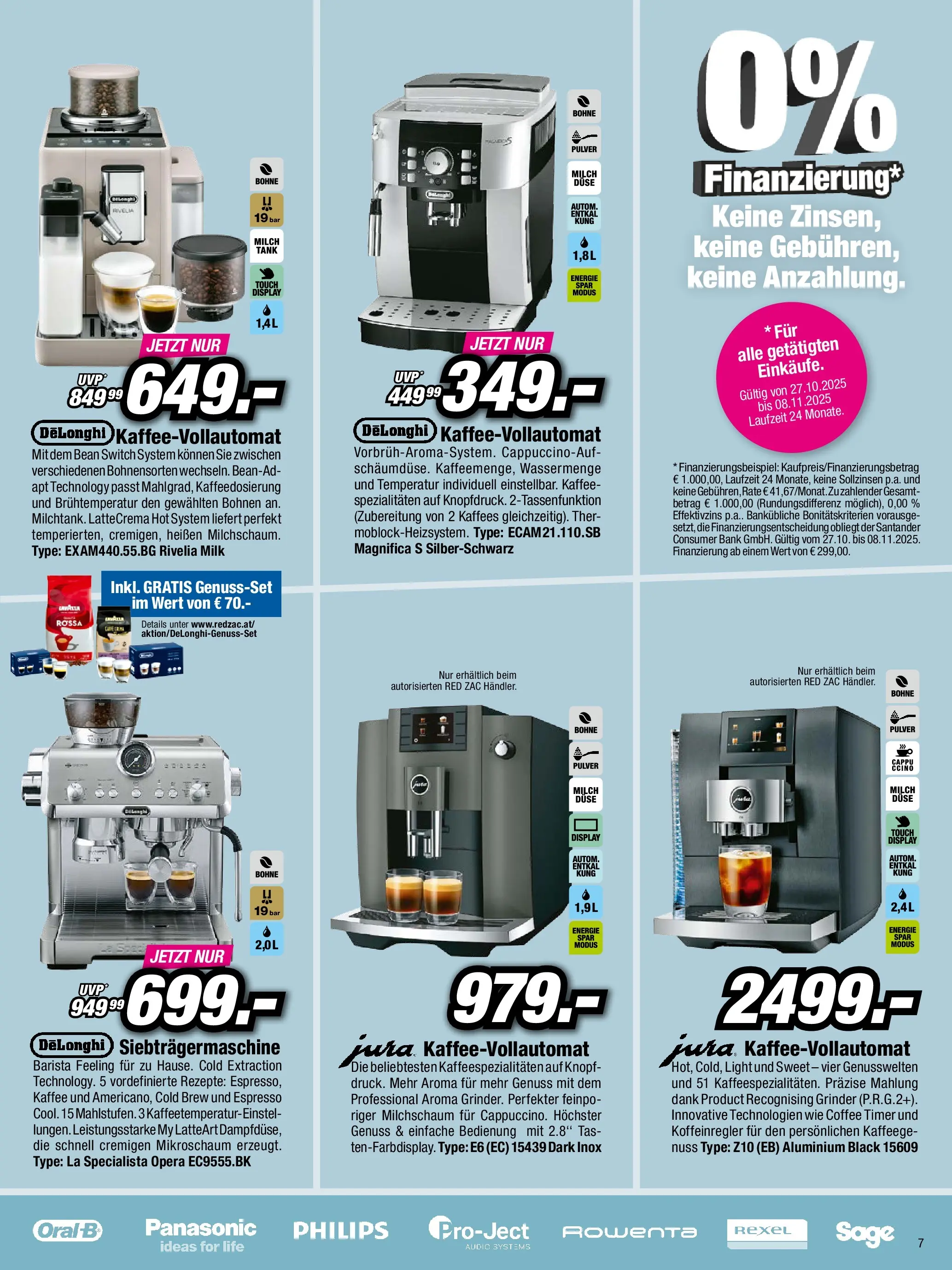 RED ZAC Kufstein von 27.10.2025 - Aktuelle Angebote | Seite: 7 | Produkte: Audio, Milch, Kaffee