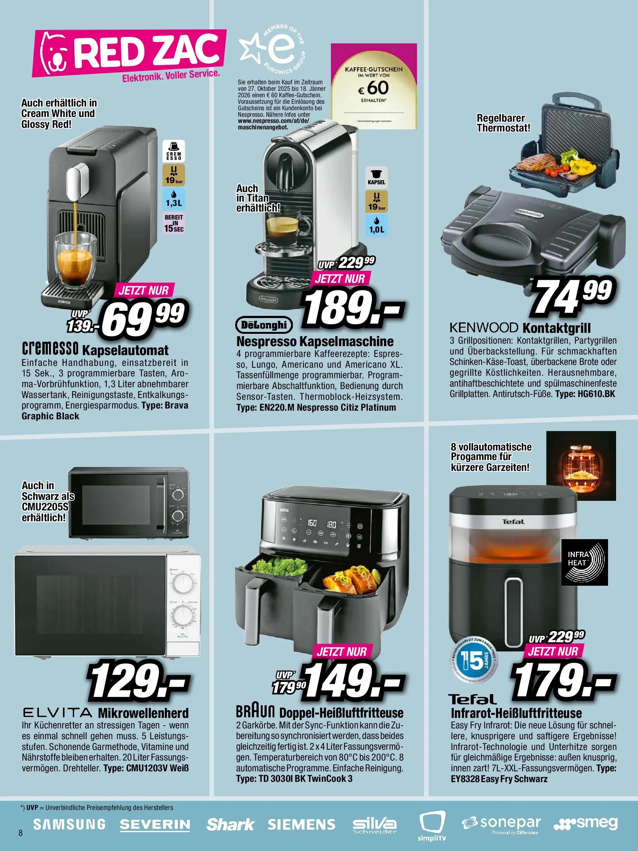RED ZAC Kufstein von 27.10.2025 - Aktuelle Angebote | Seite: 8 | Produkte: Samsung