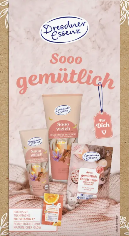 Dresdner Essenz Geschenkset Sooo Gemütlich 4tlg