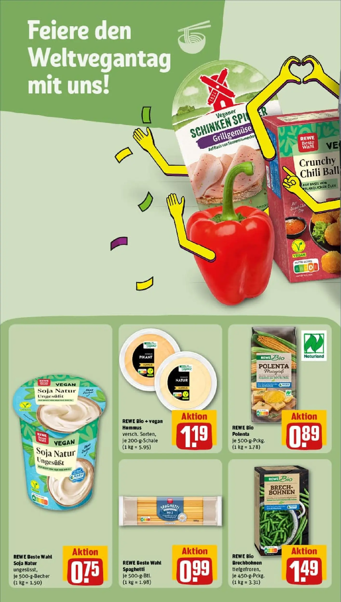 REWE Prospekt ab 26.10.2025 zum Blättern » Angebote | Seite: 16 | Produkte: Chili, Schinken