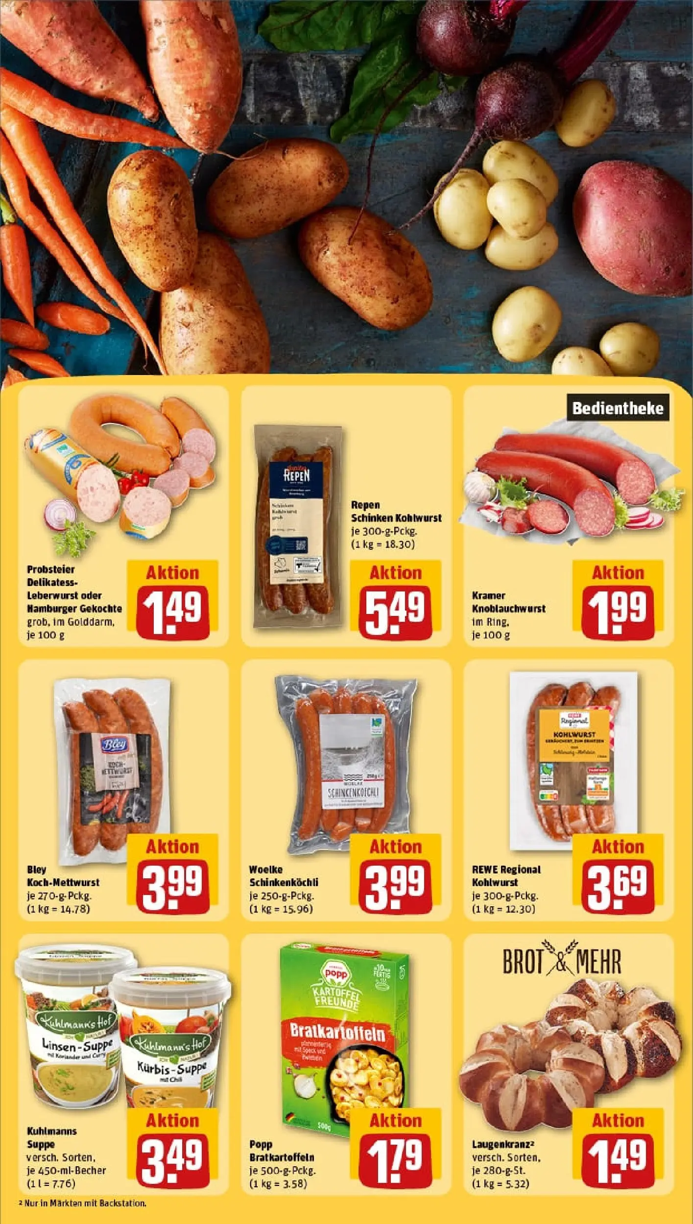 REWE Prospekt ab 26.10.2025 zum Blättern » Angebote | Seite: 25 | Produkte: Brot, Schinken