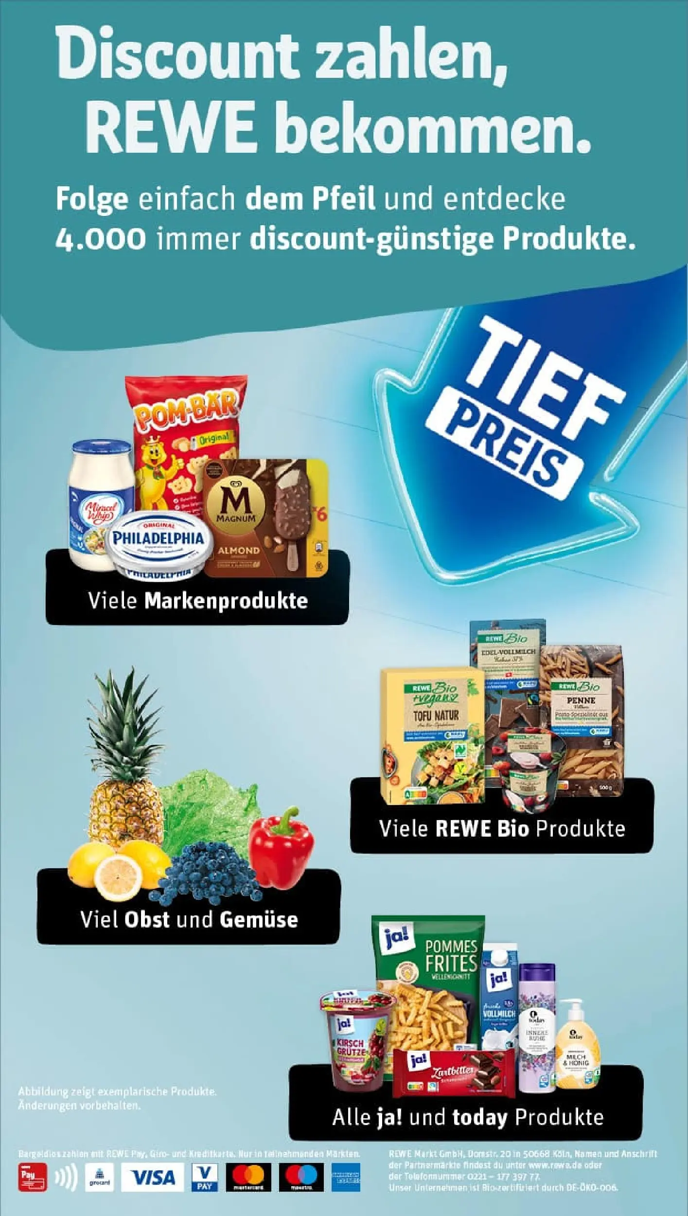 REWE Prospekt ab 26.10.2025 zum Blättern » Angebote | Seite: 30 | Produkte: Miracel whip, Pommes frites, Obst, Shower Gel