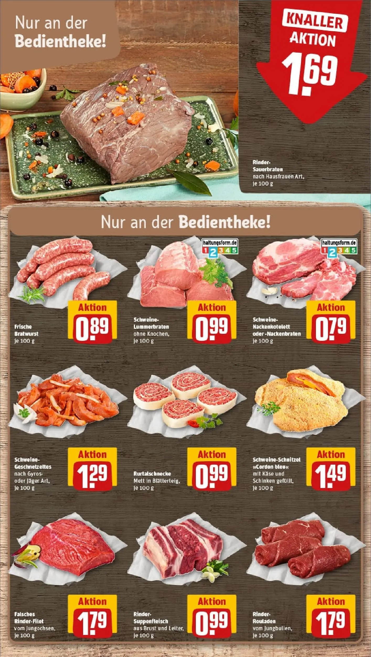REWE Prospekt ab 26.10.2025 zum Blättern » Angebote | Seite: 10 | Produkte: Rinderfilet, Bratwurst, Gyros, Suppenfleisch