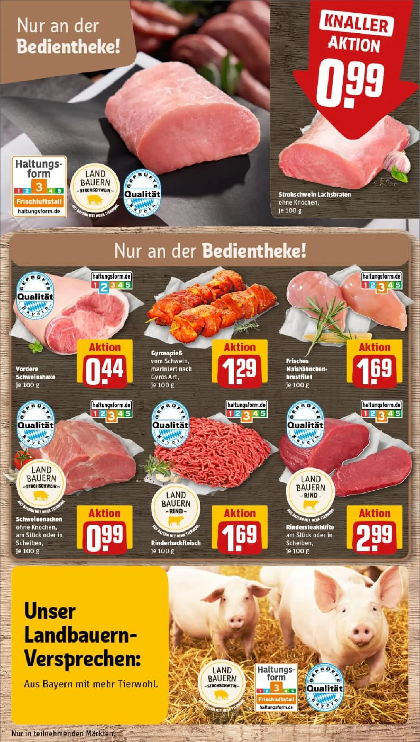 REWE Prospekt ab 26.10.2025 zum Blättern » Angebote | Seite: 12 | Produkte: Schweinenacken, Gyros