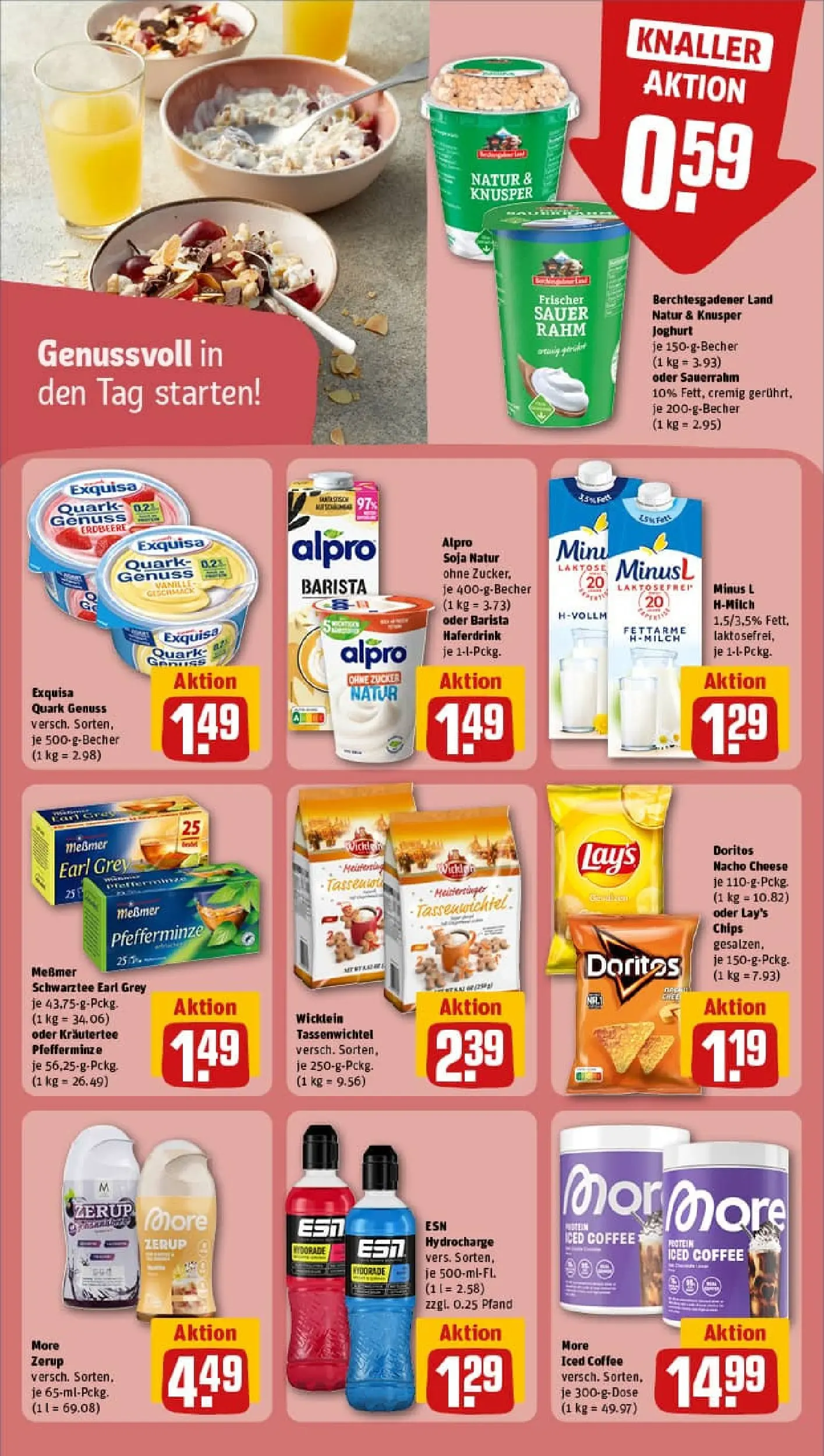 REWE Prospekt ab 26.10.2025 zum Blättern » Angebote | Seite: 21 | Produkte: Quark, Joghurt, Haferdrink, Alpro