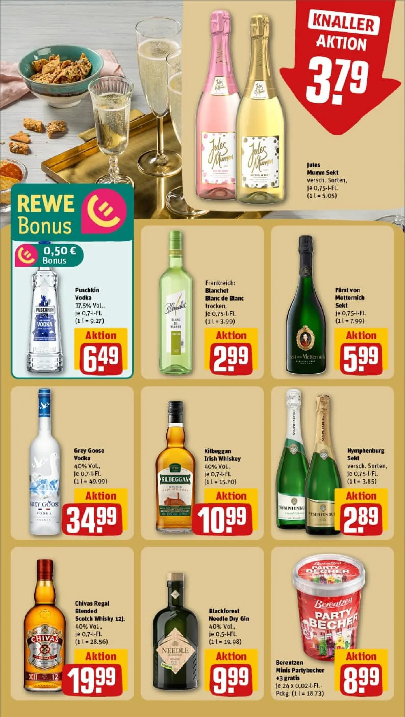 REWE Prospekt ab 26.10.2025 zum Blättern » Angebote | Seite: 24 | Produkte: Whisky, Furst von metternich, Regal, Berentzen