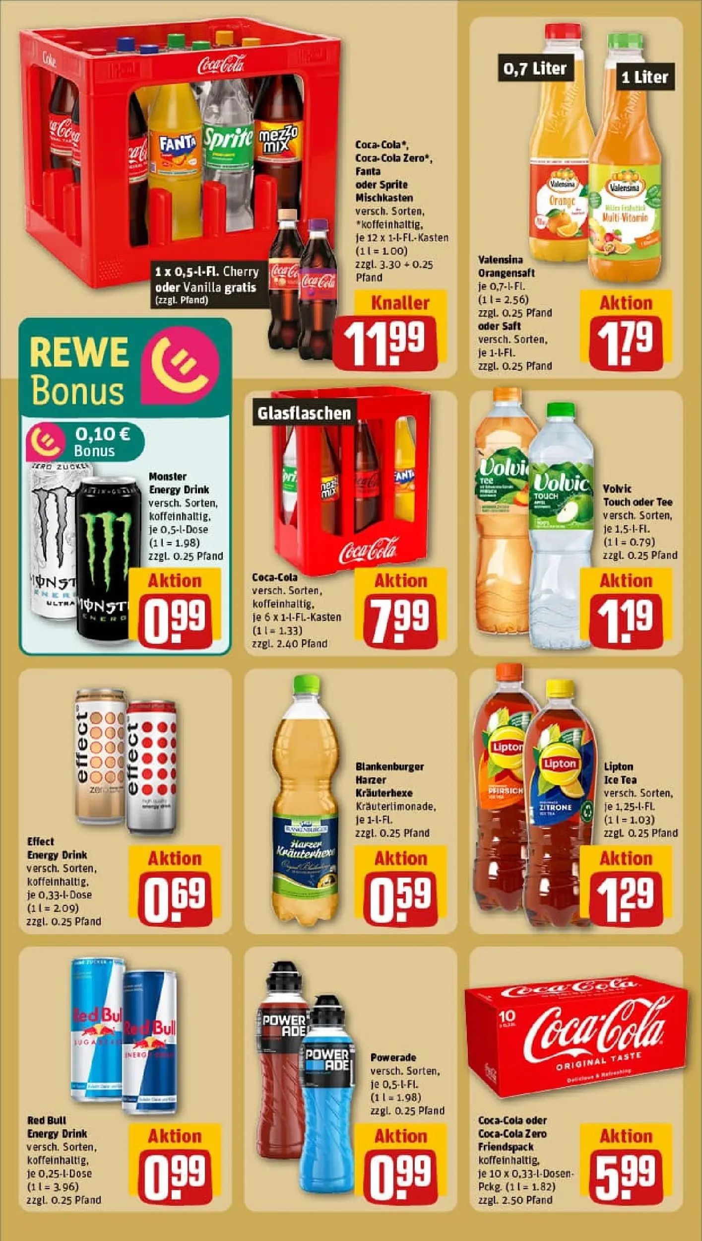 REWE Prospekt ab 26.10.2025 zum Blättern » Angebote | Seite: 20 | Produkte: Coca cola, Energy, Orangensaft, Valensina