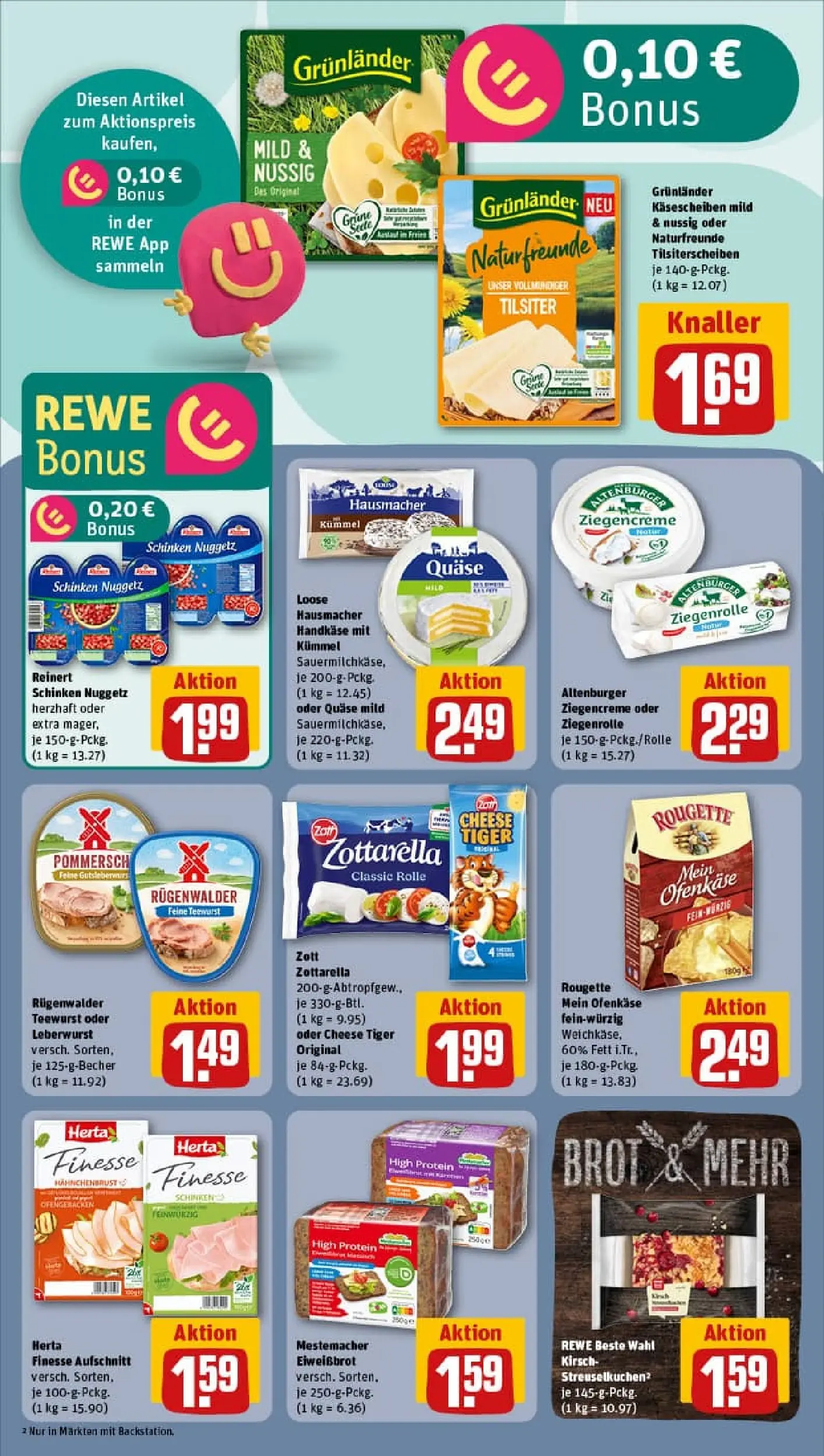 REWE Prospekt ab 26.10.2025 zum Blättern » Angebote | Seite: 12 | Produkte: Grunlander, Brot, Schinken, Herta finesse