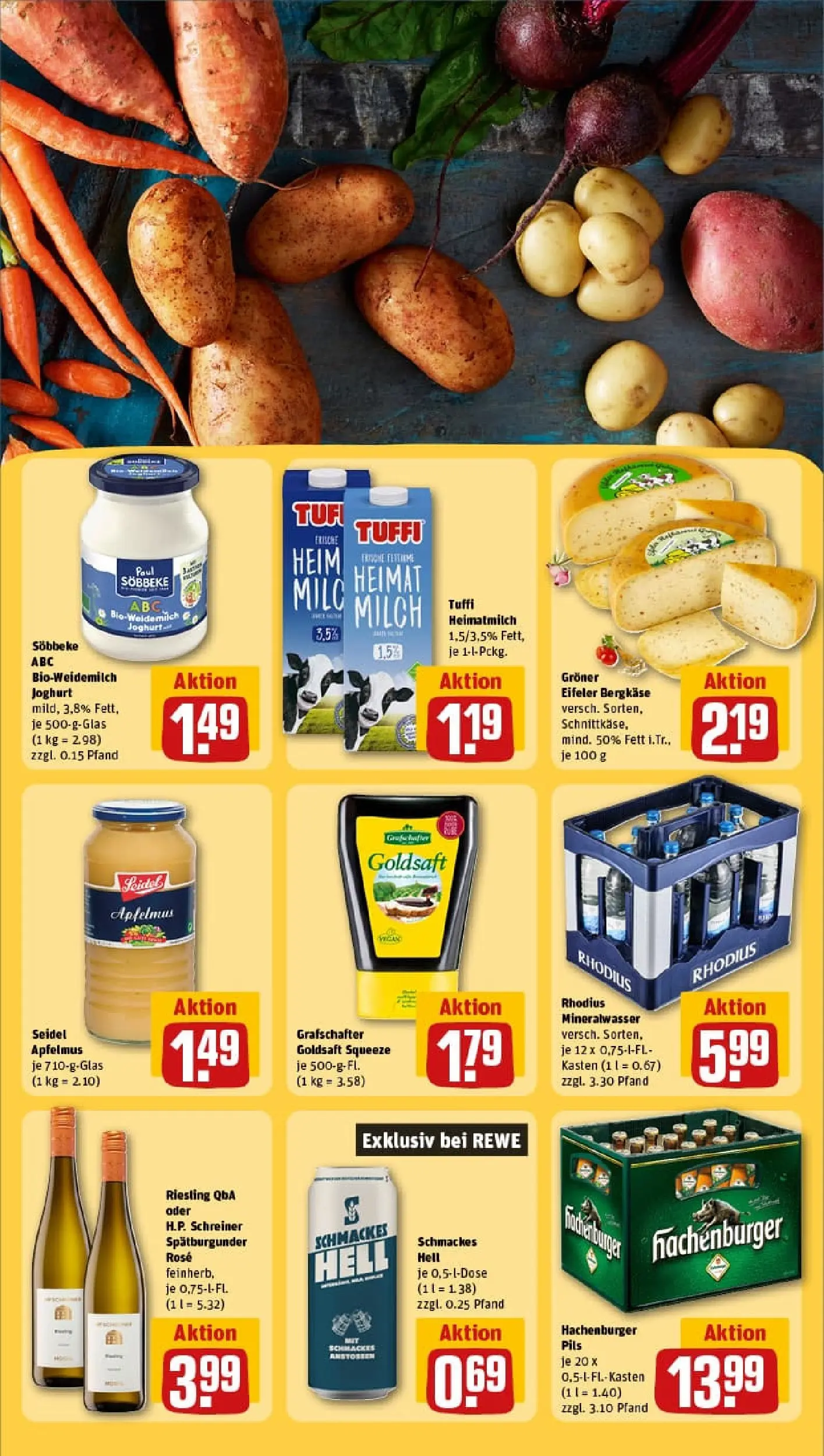 REWE Prospekt ab 26.10.2025 zum Blättern » Angebote | Seite: 27 | Produkte: Milch, Joghurt, Pils, Mineralwasser