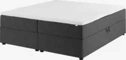 JYSK Континентално легло 160x200 см TYLDA STORAGE сиво среден