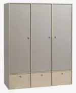 JYSK JYSK Гардероб ANNISSE 160x200 3 врати сив/натурал - до 27-10-25