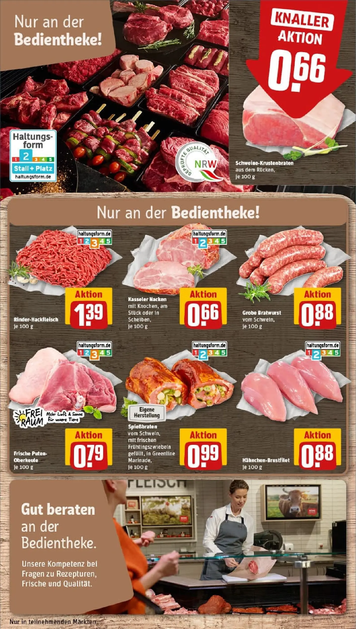 REWE Prospekt ab 26.10.2025 zum Blättern » Angebote | Seite: 12 | Produkte: Bratwurst, Kasseler nacken
