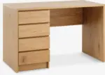 JYSK JYSK Бюро LIMFJORDEN 60x120 4 чекмеджета цвят топъл дъб - до 24-02-26