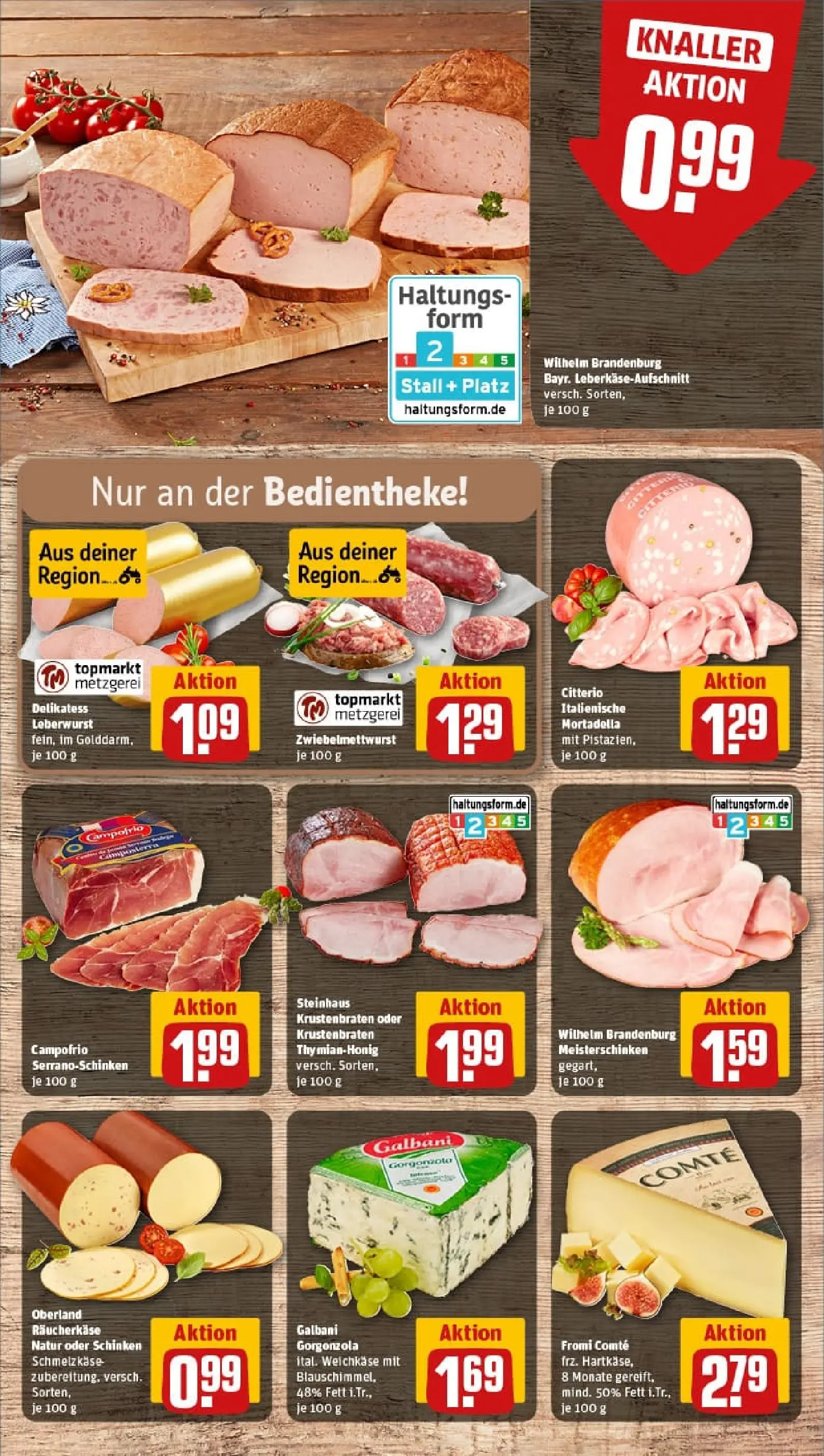 REWE Prospekt ab 26.10.2025 zum Blättern » Angebote | Seite: 11 | Produkte: Krustenbraten, Schinken