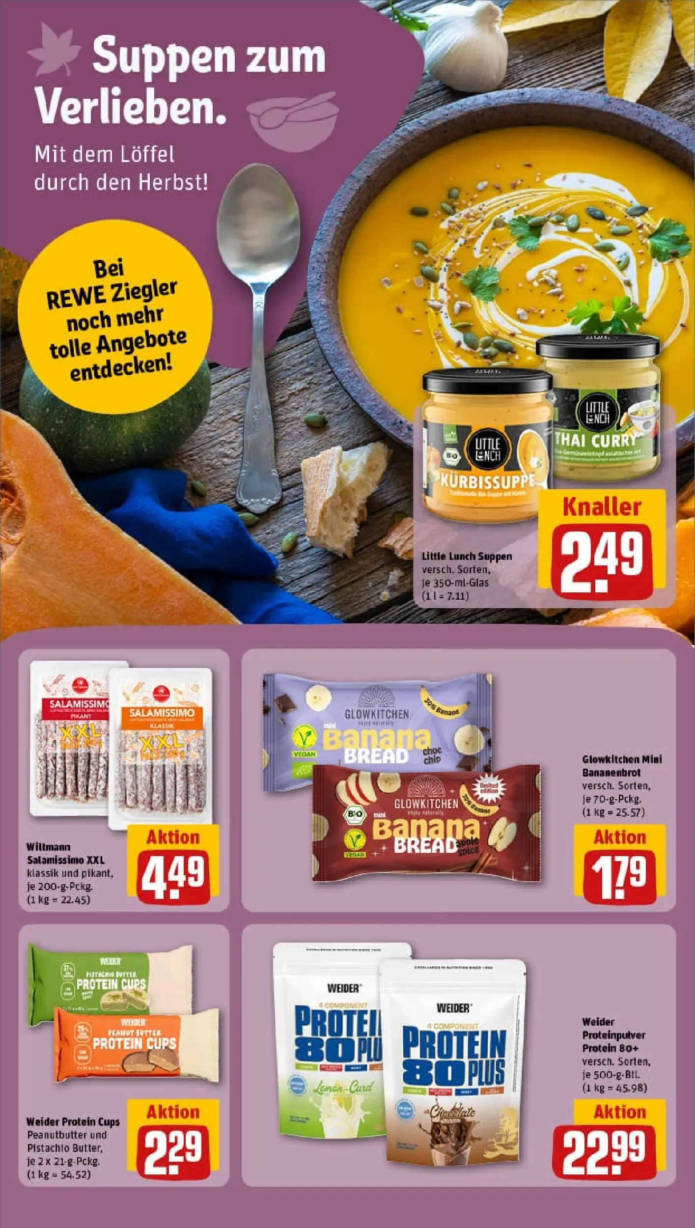 REWE Prospekt ab 26.10.2025 zum Blättern » Angebote | Seite: 12 | Produkte: Butter, Salami