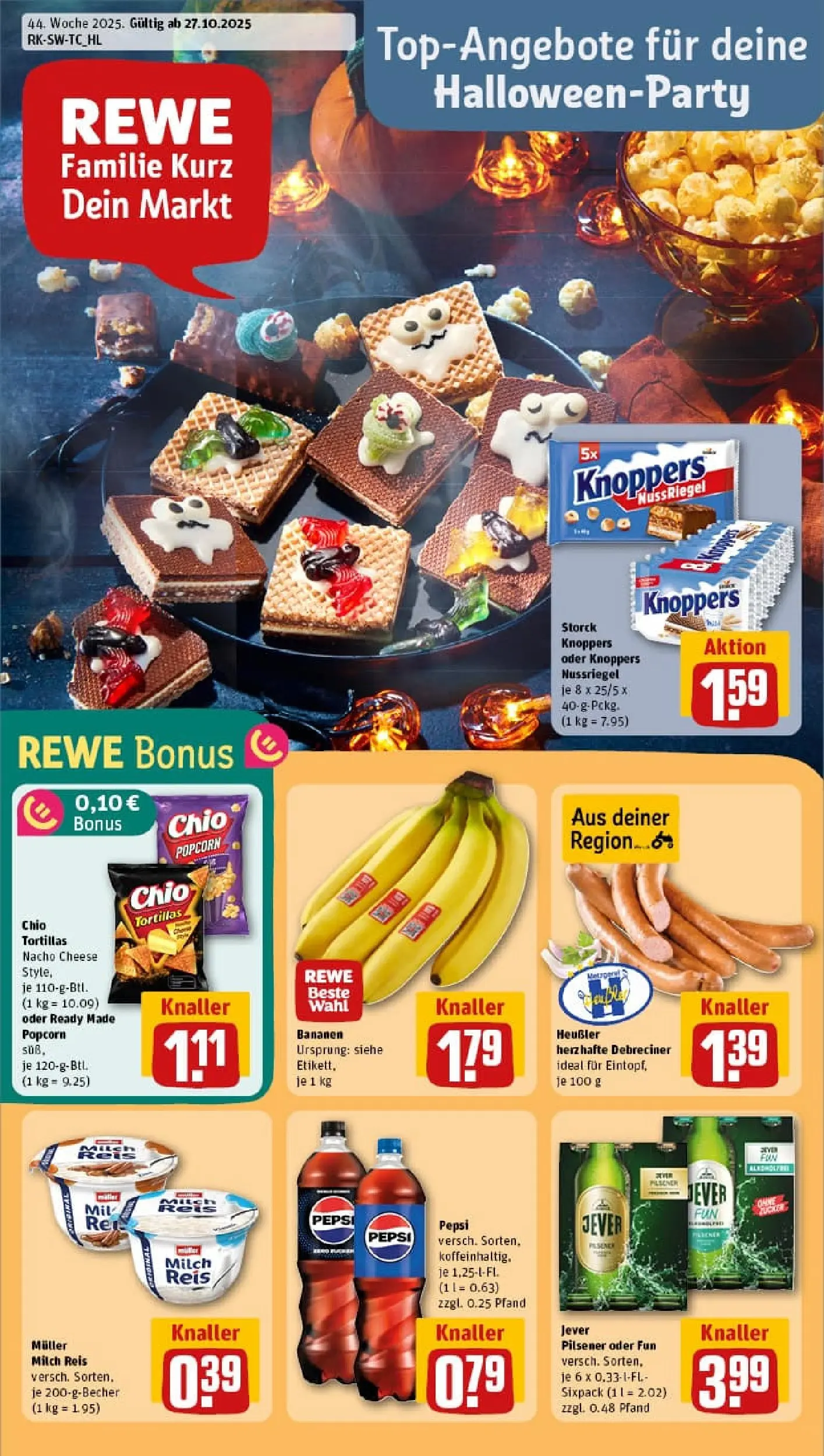 REWE Prospekt ab 26.10.2025 zum Blättern » Angebote | Seite: 1