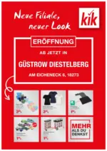 KiK KiK: Neueröffnung in Güstrow Diestelberg - bis 28.10.2025
