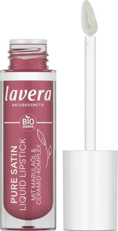 lavera NATURKOSMETIK Lippenstift Liquid Pure Satin 03 Wild Mauve