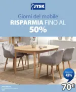 JYSK Giorni del mobile - al 31.10.2025
