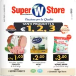 Super W Tanti prodotti a 1,2,3 &euro; - al 05.11.2025