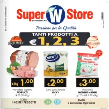 Tanti prodotti a 1,2,3 €