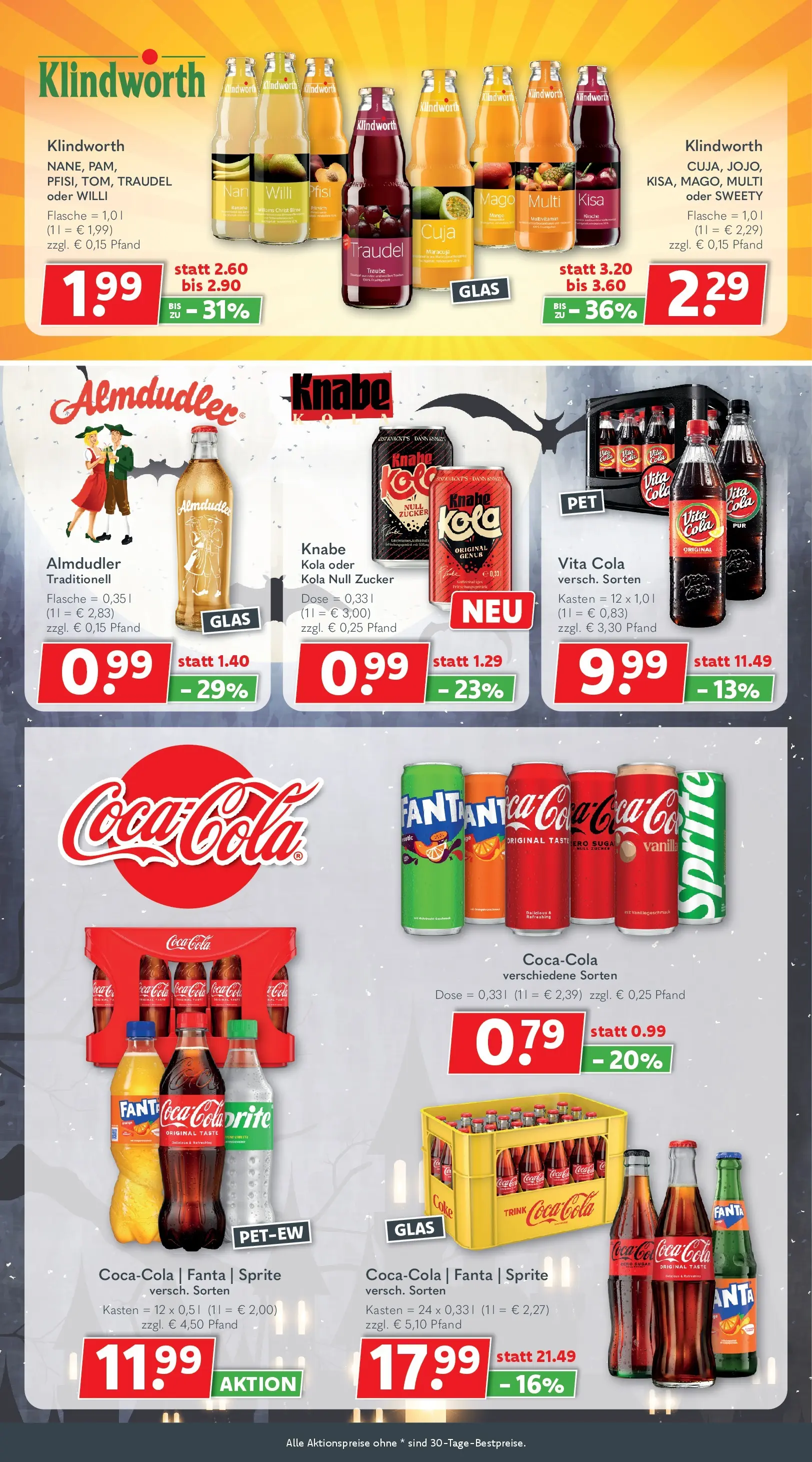 Getränkeland - Getränkeland: Getränkeangebote (ab 26.10.2025) zum Blättern | Seite: 4 | Produkte: Sprite, Zucker, Vita cola, Birne