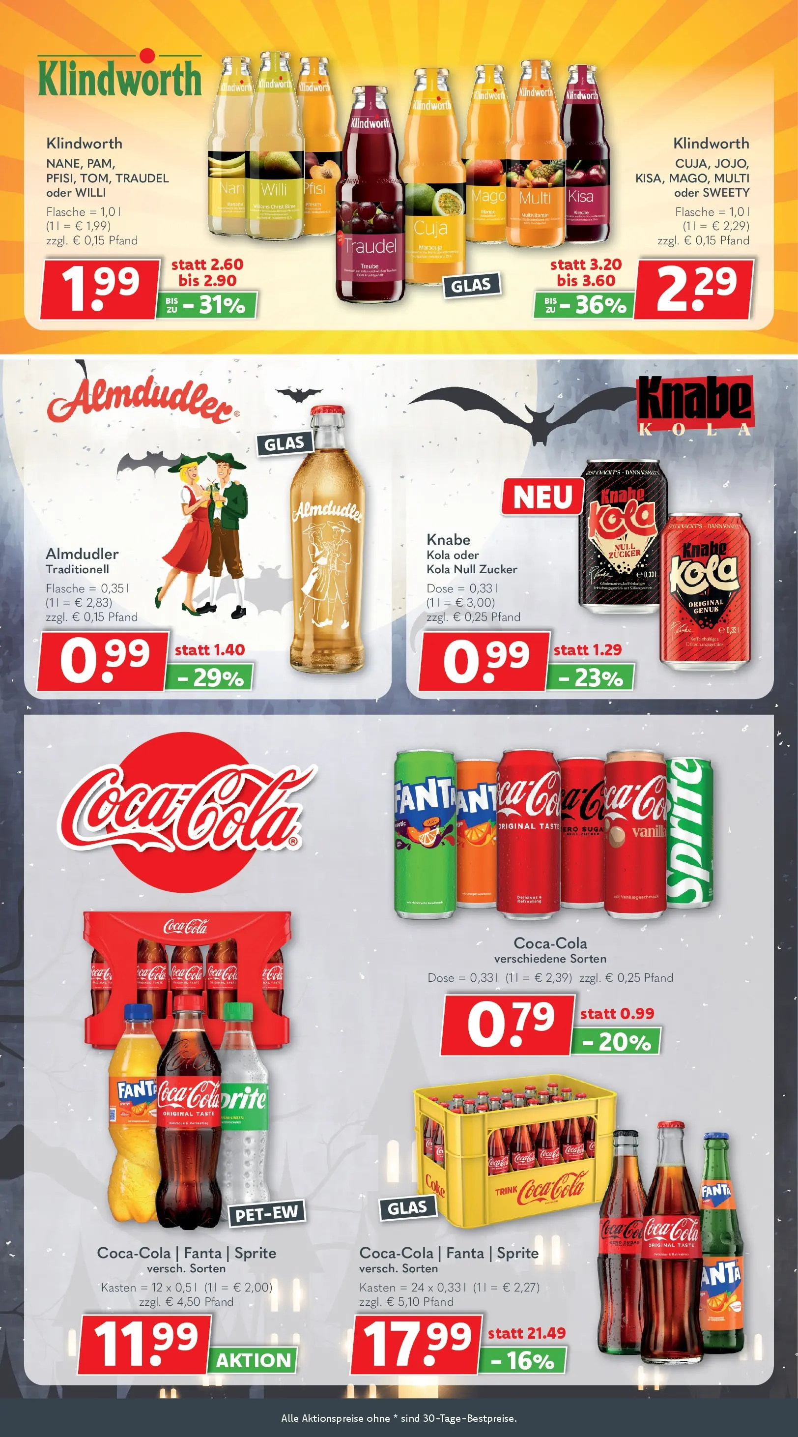 Getränkeland - Getränkeland: Getränkeangebote (ab 26.10.2025) zum Blättern | Seite: 4 | Produkte: Fanta, Sprite, Cola, Zucker