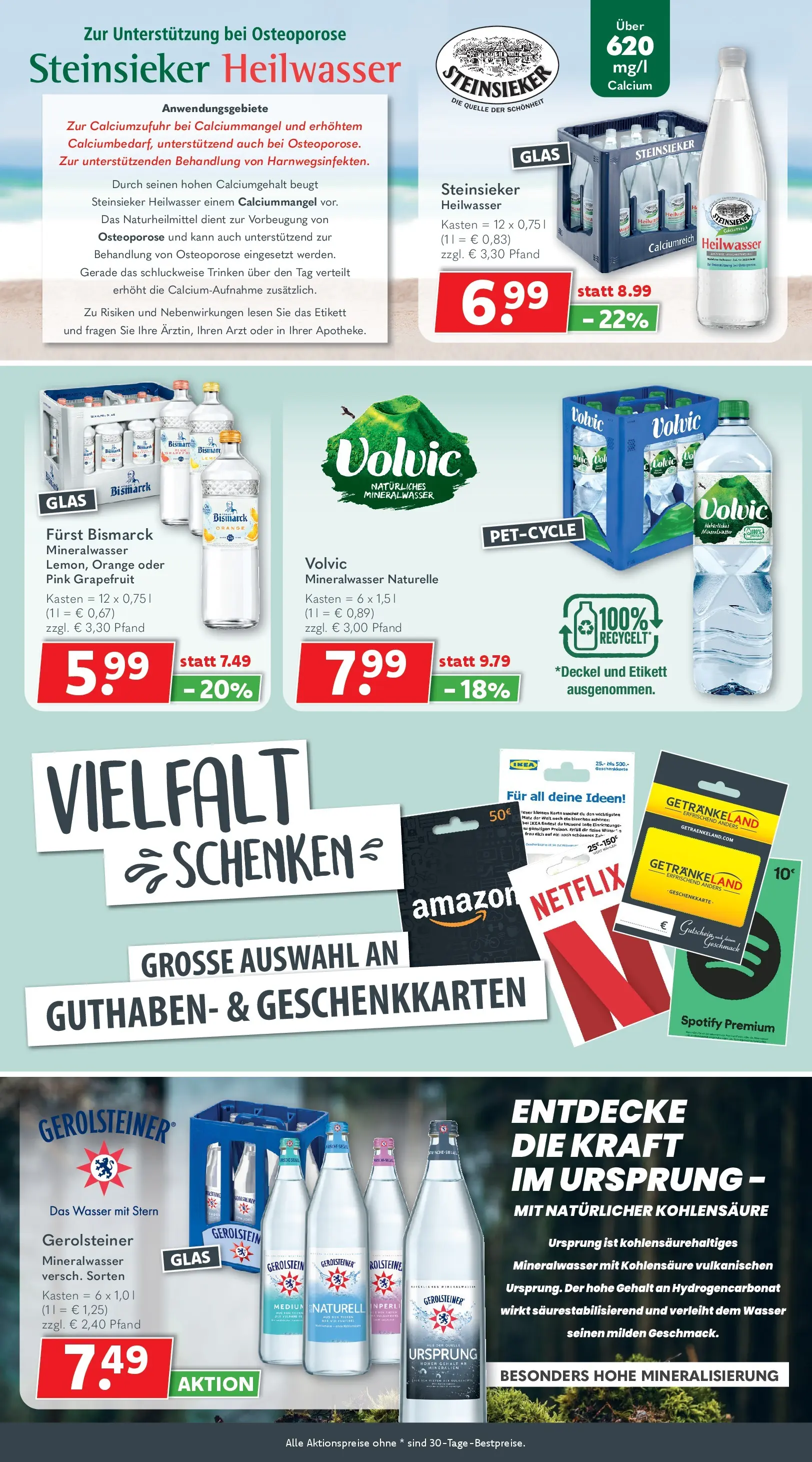 Getränkeland - Getränkeland: Getränkeangebote (ab 26.10.2025) zum Blättern | Seite: 5 | Produkte: Mineralwasser, Grapefruit, Wasser, Gerolsteiner