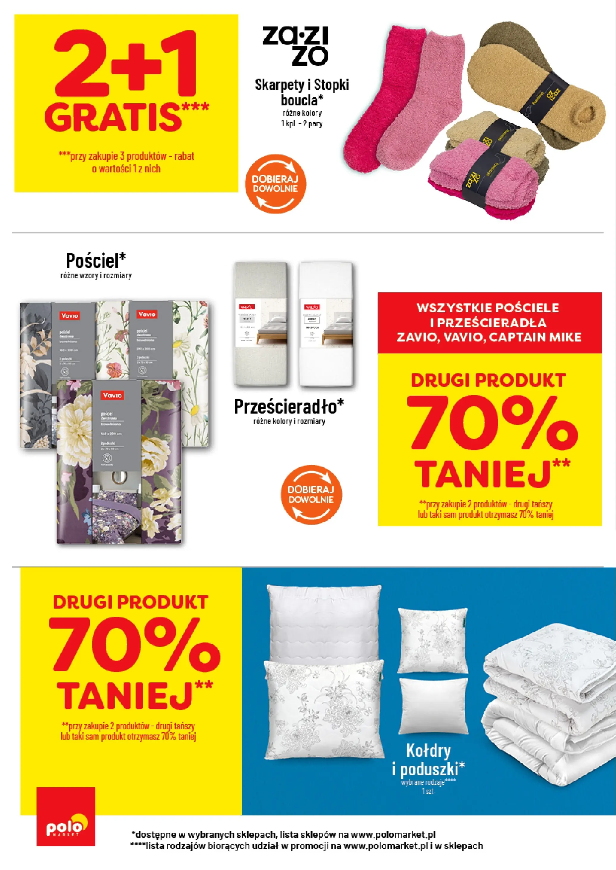 Nowa POLOmarket gazetka od jutra 22.10.2025 (PDF) | Strona: 2 | Produkty: Skarpety