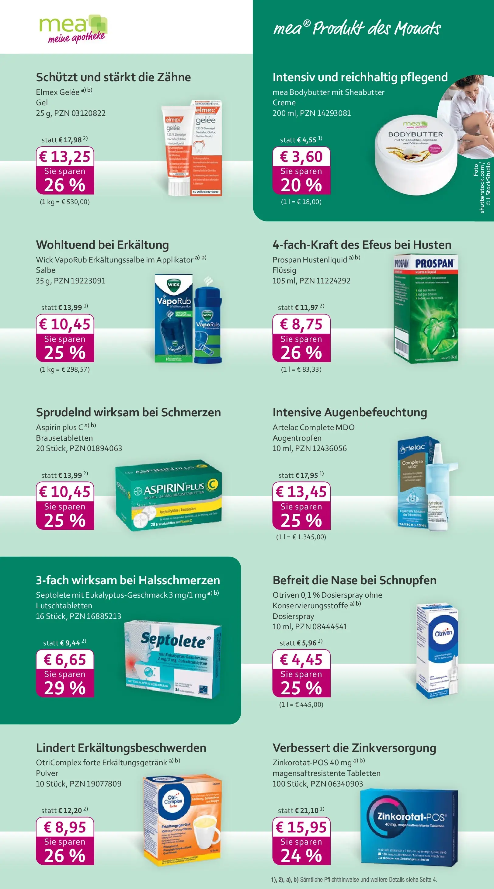 Entdecke - mea Apotheke: Top Angebote im November! (ab 31.10.2025) zum Blättern | Seite: 2 | Produkte: Creme