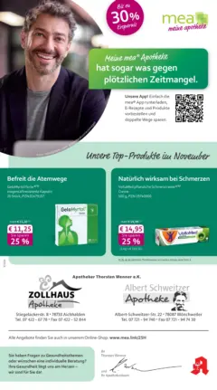 Entdecke - mea Apotheke: Top Angebote im November! ab 31.10.2025 gültig Entdecke - mea Apotheke: Top Angebote im November! ab 31.10.2025 gültig