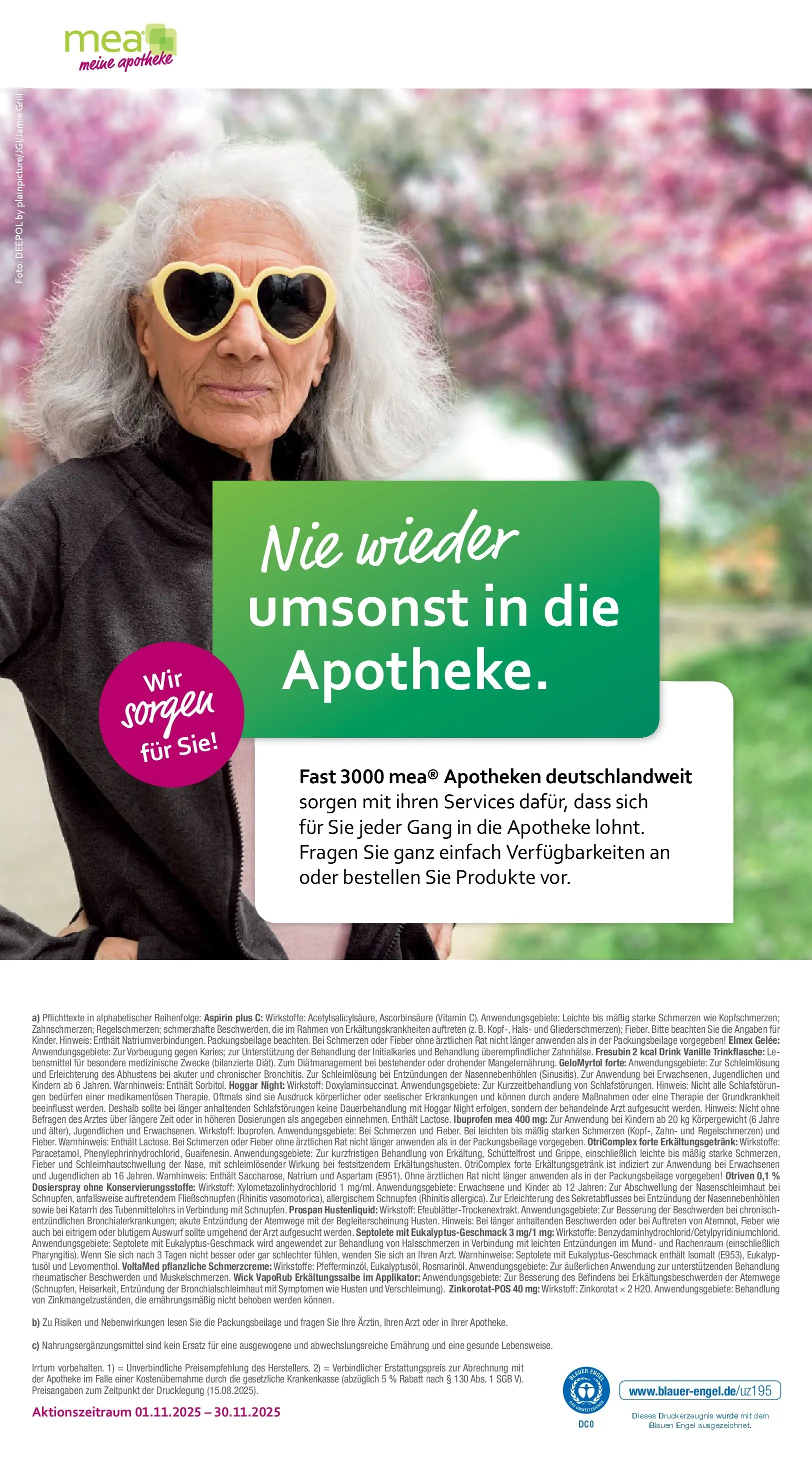 Entdecke - mea Apotheke: Top Angebote im November! (ab 31.10.2025) zum Blättern | Seite: 4 | Produkte: Grill
