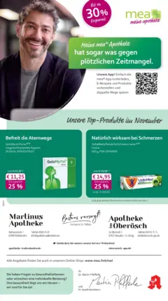 Entdecke - mea Apotheke: Top Angebote im November! ab 31.10.2025 gültig