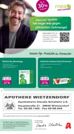 Entdecke - mea Apotheke: Top Angebote im November! ab 31.10.2025 gültig