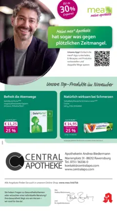 Entdecke - mea Apotheke: Top Angebote im November! ab 31.10.2025 gültig Entdecke - mea Apotheke: Top Angebote im November! ab 31.10.2025 gültig