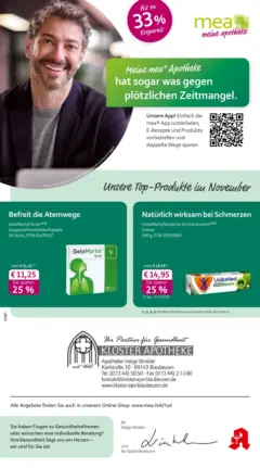 Entdecke - mea Apotheke: Top Angebote im November! ab 31.10.2025 gültig Entdecke - mea Apotheke: Top Angebote im November! ab 31.10.2025 gültig