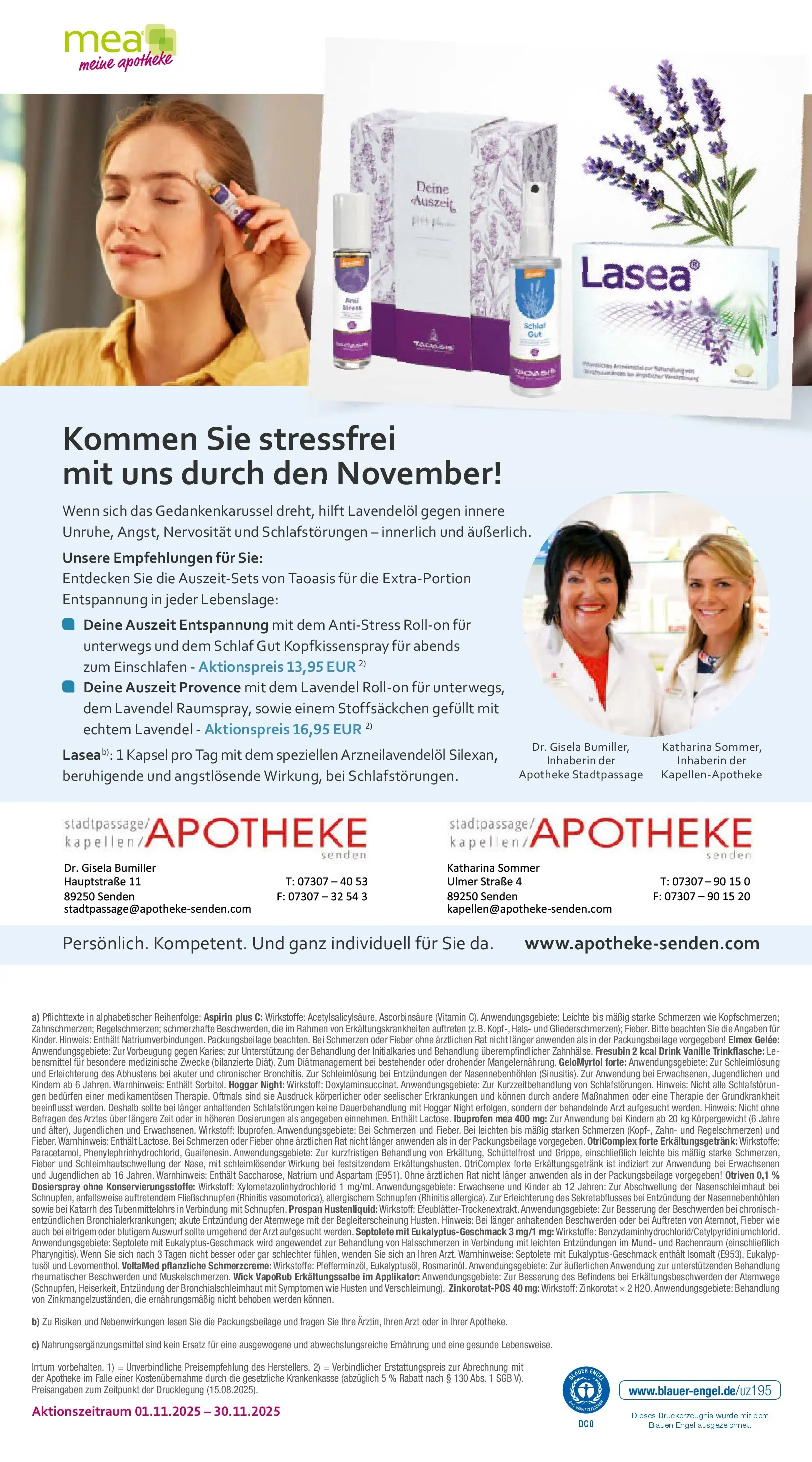 Entdecke - mea Apotheke: Top Angebote im November! (ab 31.10.2025) zum Blättern | Seite: 4 | Produkte: Lavendel