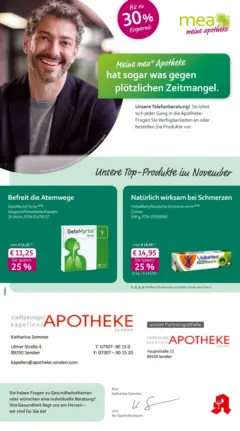 Entdecke - mea Apotheke: Top Angebote im November! ab 31.10.2025 gültig Entdecke - mea Apotheke: Top Angebote im November! ab 31.10.2025 gültig