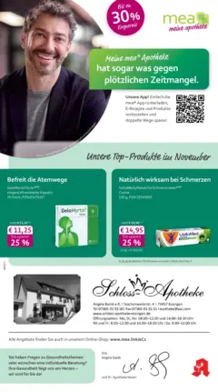 Entdecke - mea Apotheke: Top Angebote im November! ab 31.10.2025 gültig Entdecke - mea Apotheke: Top Angebote im November! ab 31.10.2025 gültig