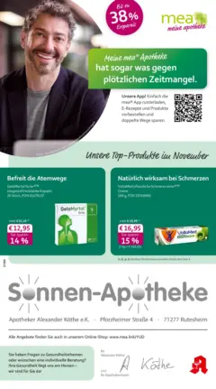 Entdecke - mea Apotheke: Top Angebote im November! ab 31.10.2025 gültig