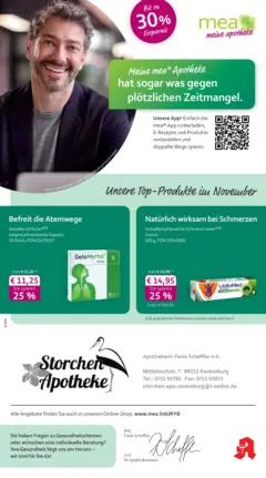 Entdecke - mea Apotheke: Top Angebote im November! ab 31.10.2025 gültig Entdecke - mea Apotheke: Top Angebote im November! ab 31.10.2025 gültig