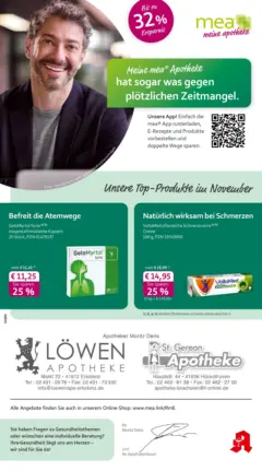 Entdecke - mea Apotheke: Top Angebote im November! ab 31.10.2025 gültig