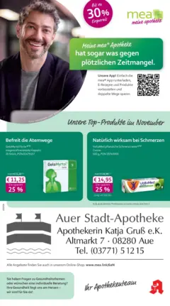 Entdecke - mea Apotheke: Top Angebote im November! ab 31.10.2025 gültig Entdecke - mea Apotheke: Top Angebote im November! ab 31.10.2025 gültig